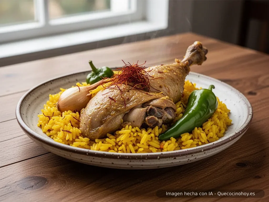 Receta de arroz con conejo y azafrán