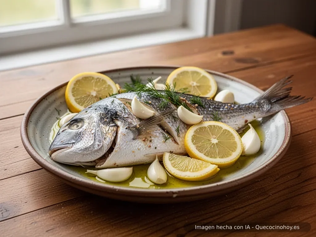 Receta de dorada al horno