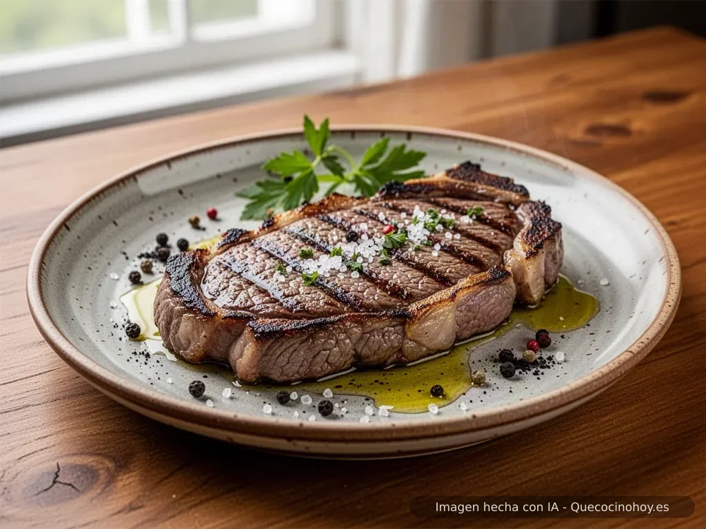 Receta de entrecot a la plancha