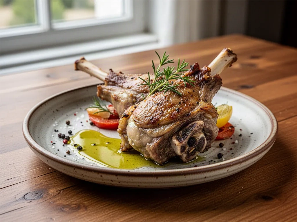 Receta de pata de cordero al horno